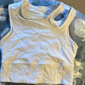 Lululemon asymmetrical cropped tank